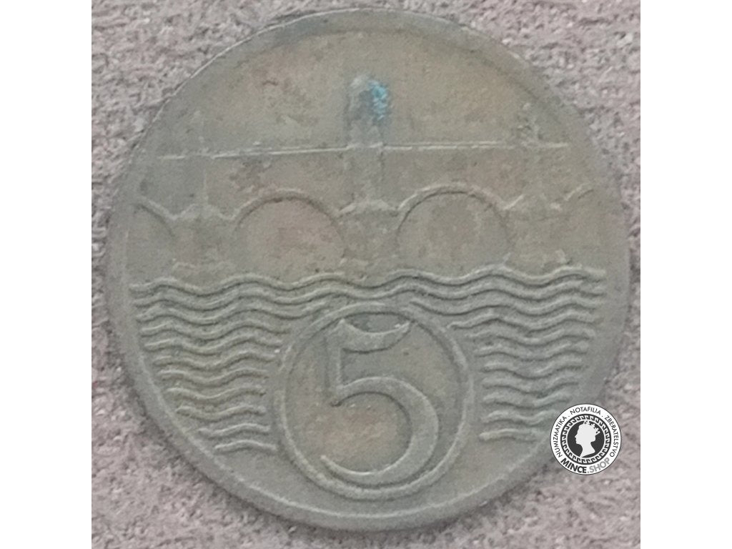 5 halierov - 1.ČSR - 1929