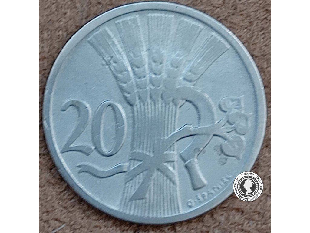 20 halier - 1.ČSR - 1921