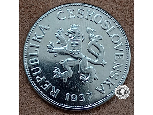 5.koruna - 1.ČSR - 1937