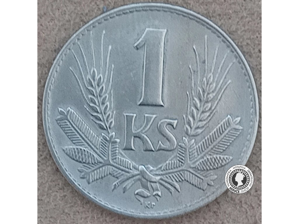 1 koruna - Slovenský Štát - 1944