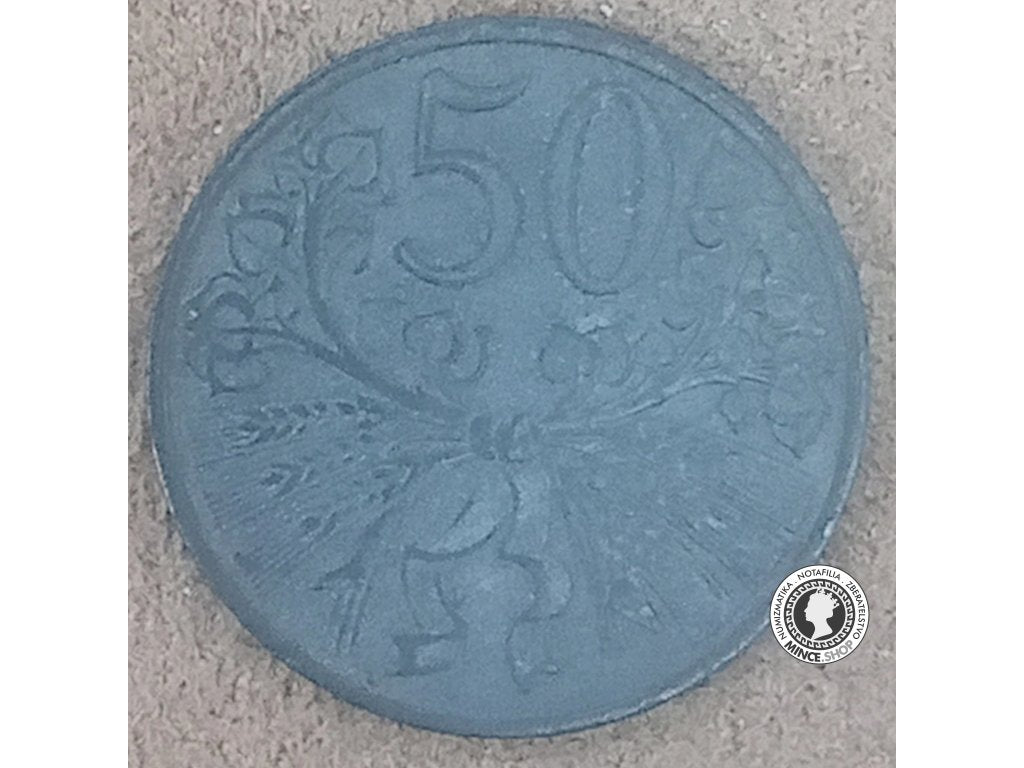 50 halier - Protektorát Čechy a Morava - 1942