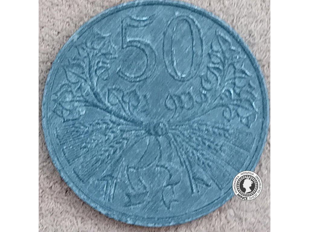 50 halier - Protektorát Čechy a Morava - 1944