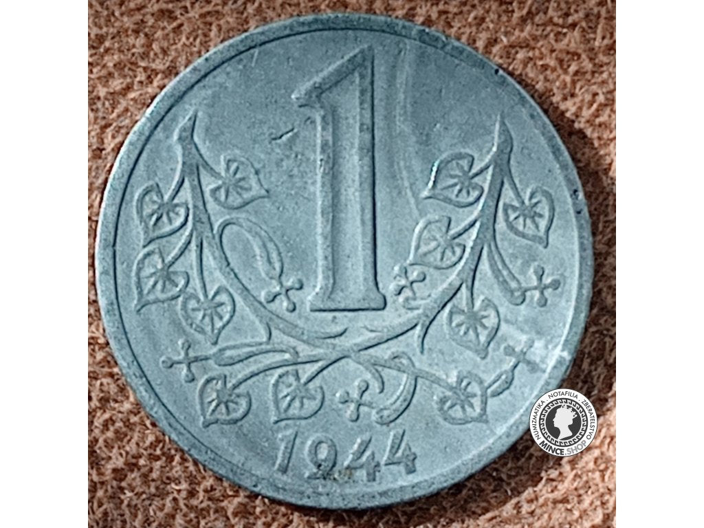 1 koruna - Protektorát Čechy a Morava - 1944