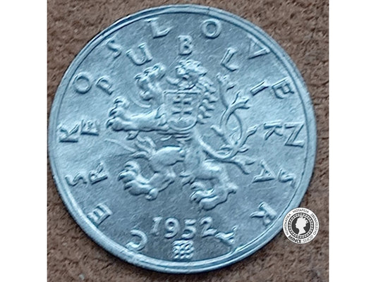 50 halier - Česko-Slovensko - 1952