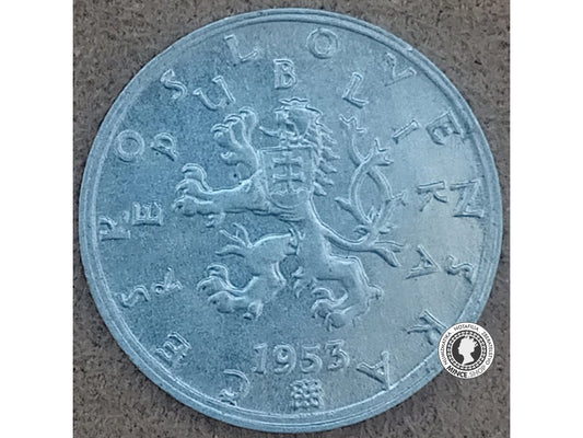 50 halier - Česko-Slovensko - 1953