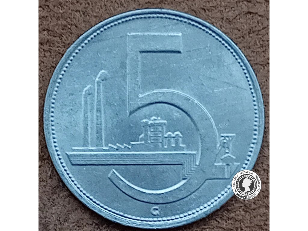 5 koruna - Česko-Slovensko - 1952