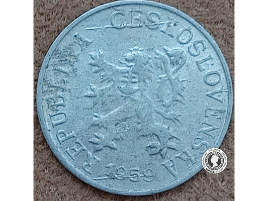 1 halier - Česko-Slovensko - 1959