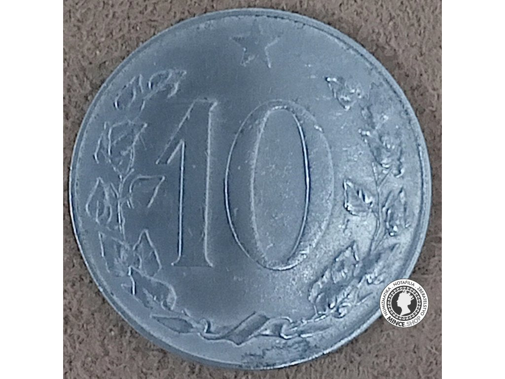 10 halier - Česko-Slovensko - 1958