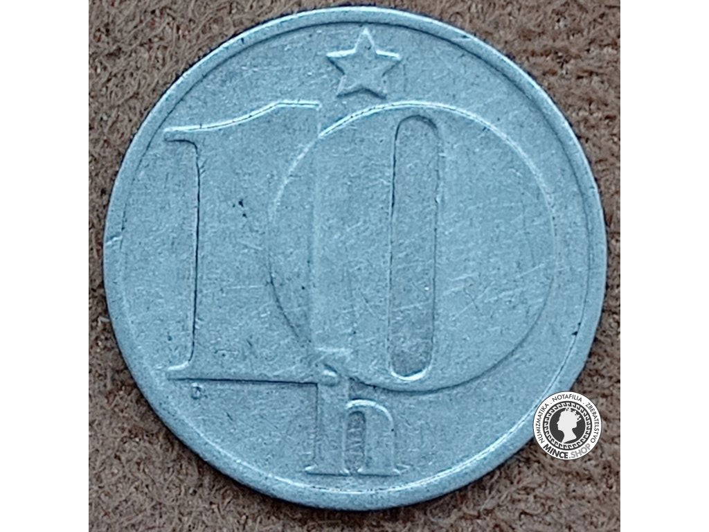 10 halier - Česko-Slovensko - 1976