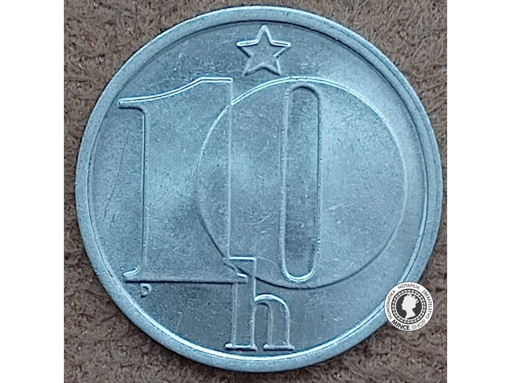 10 halier - Česko-Slovensko - 1982