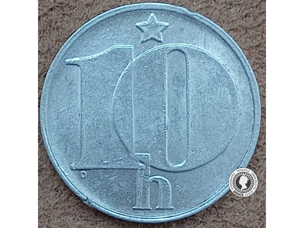 10 halier - Česko-Slovensko - 1984