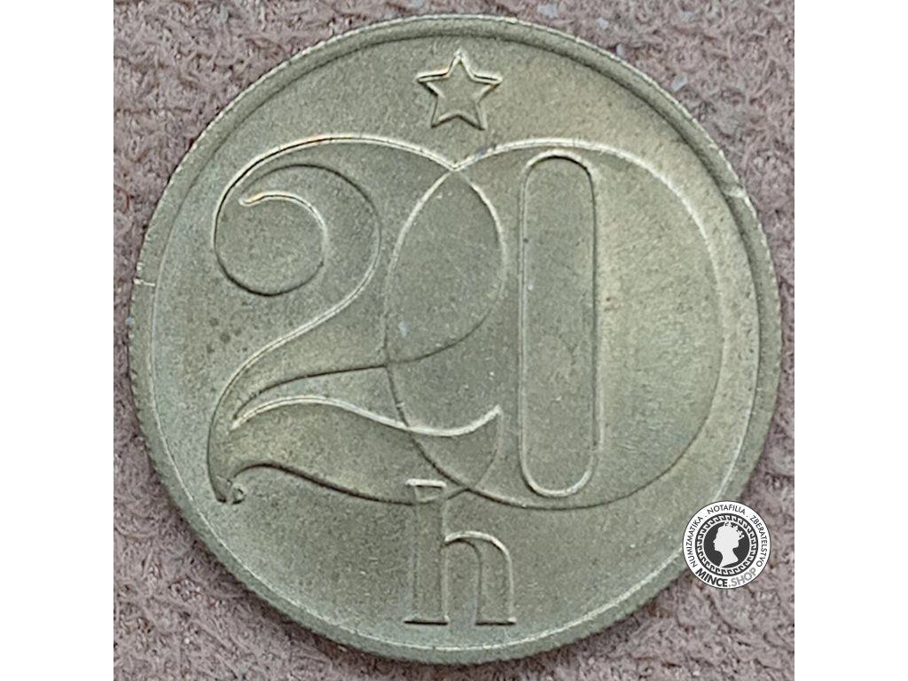 20 halier - Česko-Slovensko - 1985