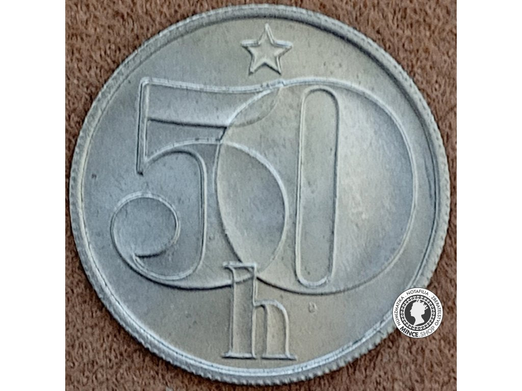 50 halier - Česko-Slovensko - 1982
