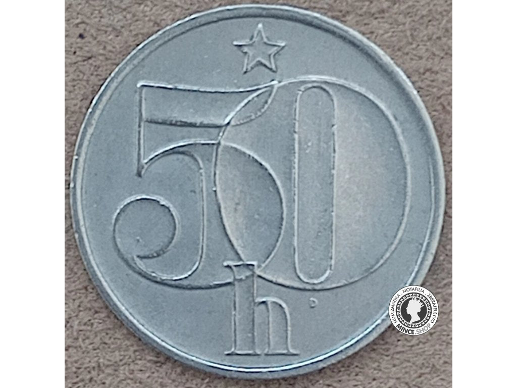 50 halier - Česko-Slovensko - 1984