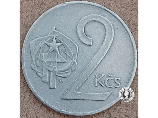 2 koruna - Česko-Slovensko - 1973