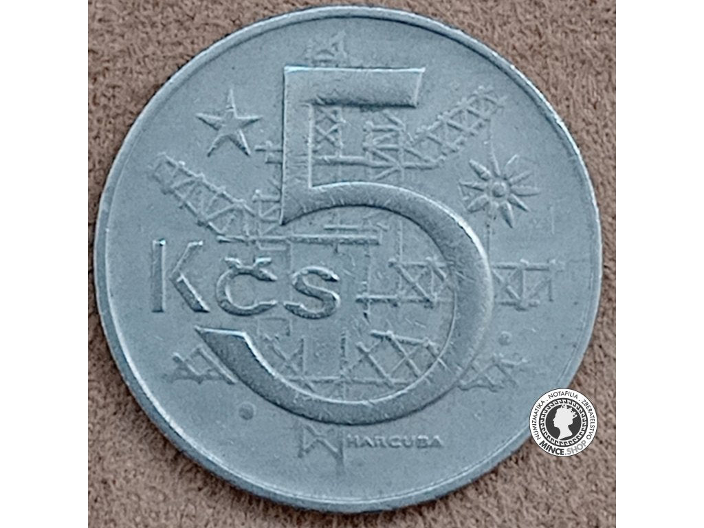 5 koruna - Česko-Slovensko - 1966