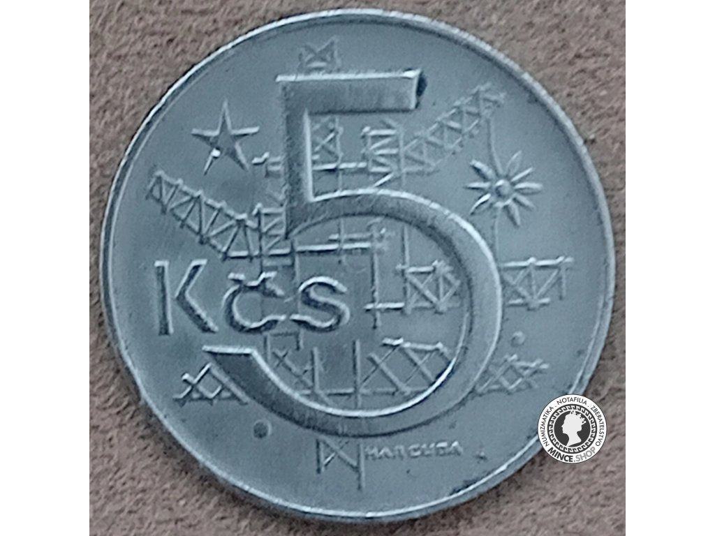 5 koruna - Česko-Slovensko - 1973