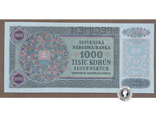 1000 Korún - 1940 - Slovenský Štát