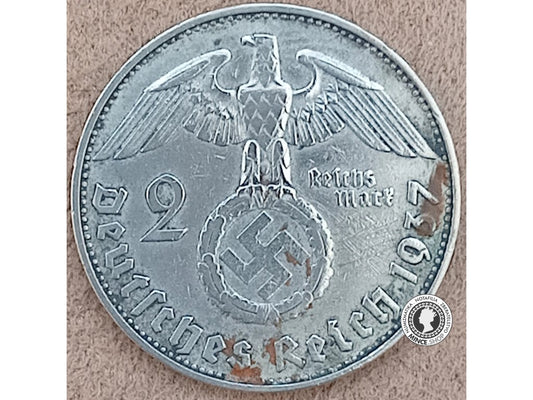 2 marka - Nemecko - Tretia Ríša - 1937 D