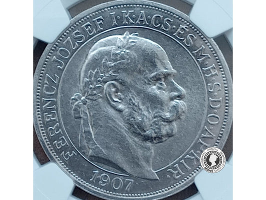 5 korona - Rakúsko-Uhorsko - 1907 - UNC Details