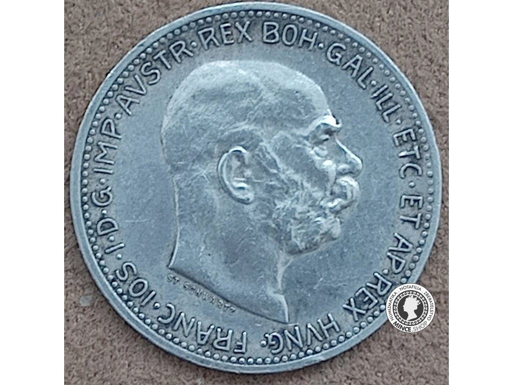 1 koruna - Rakúsko-Uhorsko - 1914