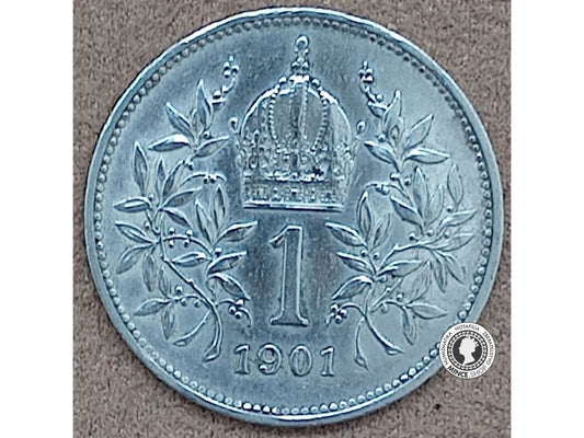 1 koruna - Rakúsko-Uhorsko - 1901
