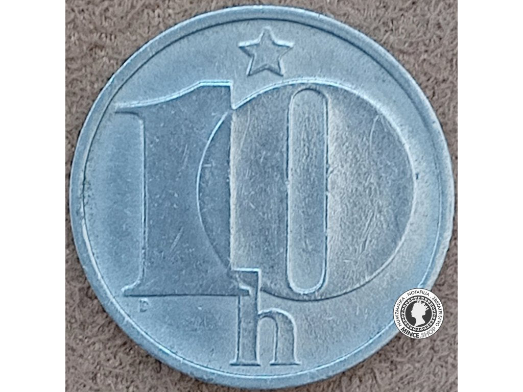 10 halier - Česko-Slovensko - 1988
