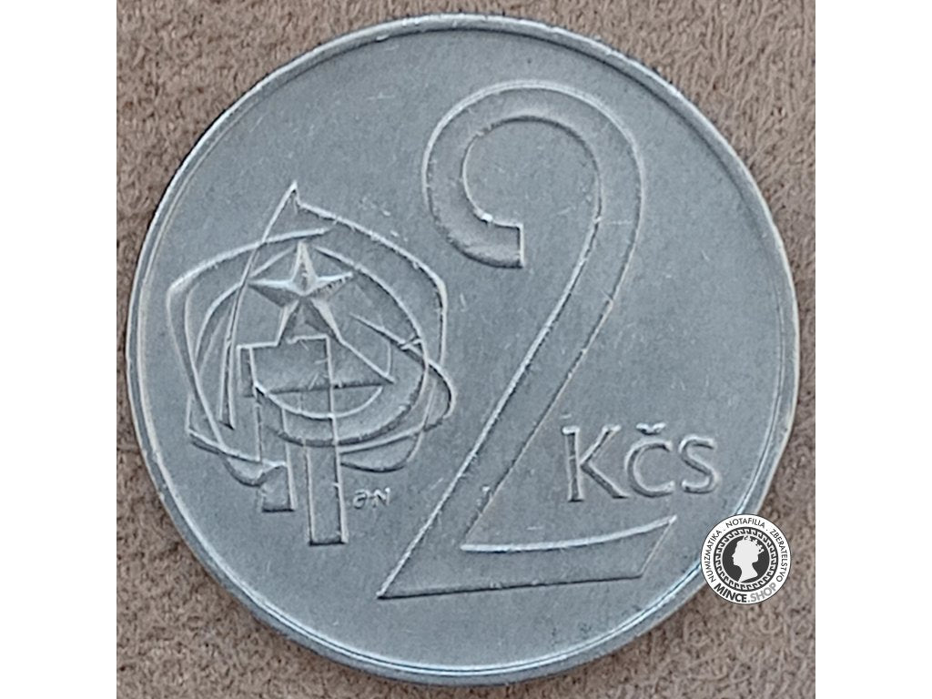 2 koruna - Česko-Slovensko - 1990