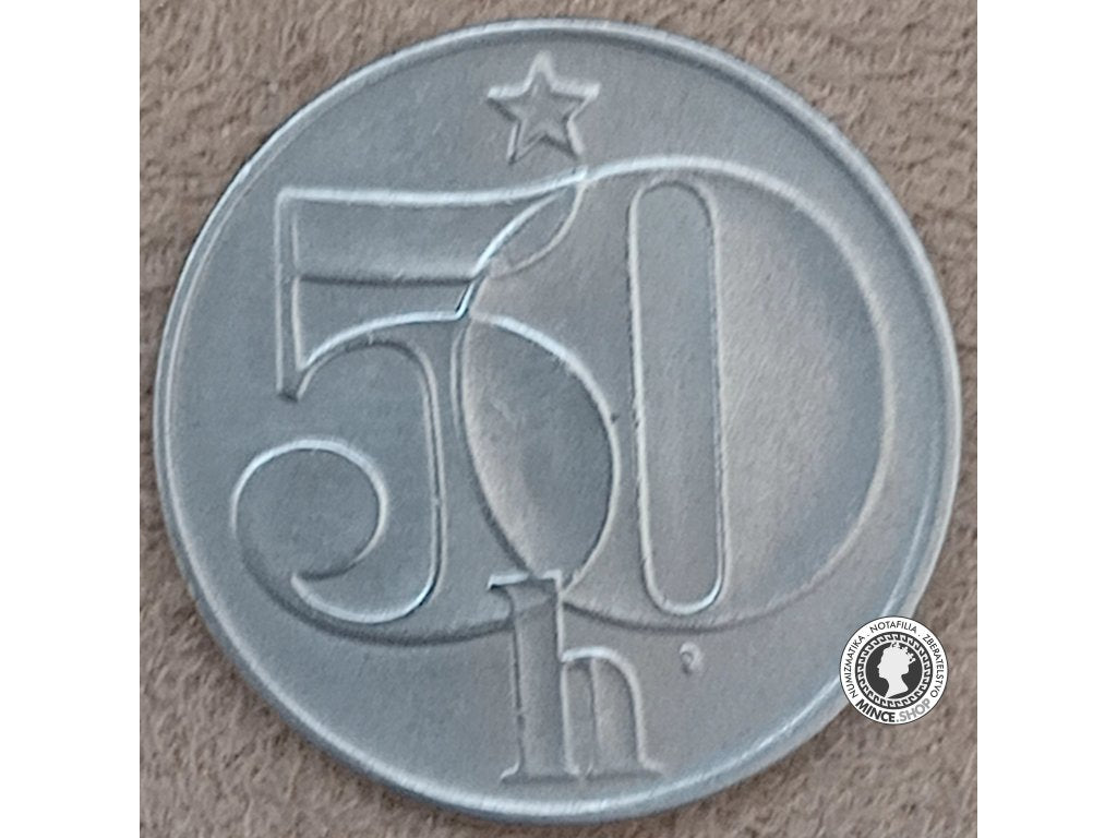 50 halier - Česko-Slovensko - 1989