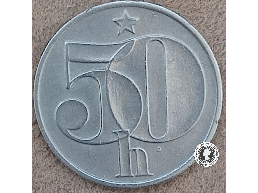 50 halier - Česko-Slovensko - 1988