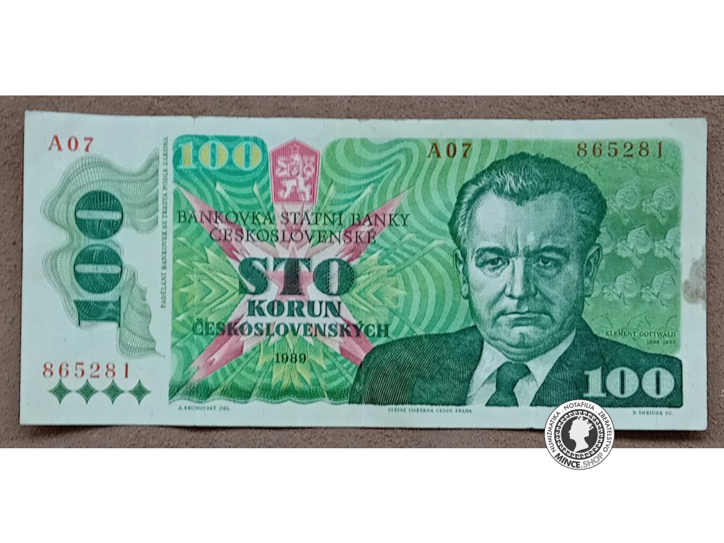 100 Korún - 1989 - ČSSR