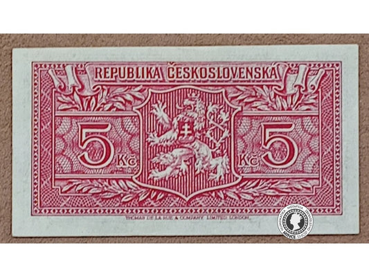 5 Korún - 1945 - ČSR