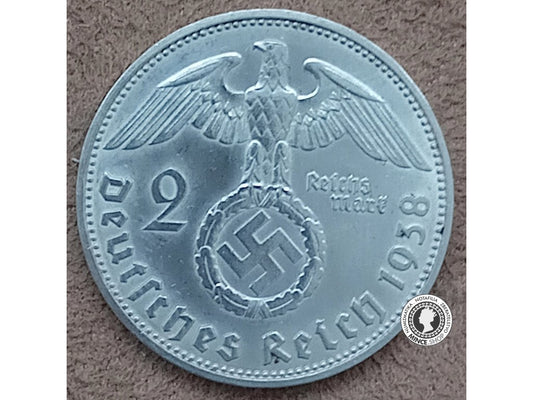 2 marka - Nemecko - Tretia Ríša - 1938 J