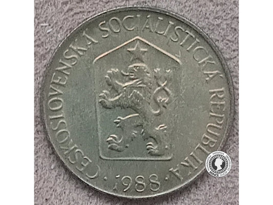 1 koruna - Česko-Slovensko - 1988 - UNC