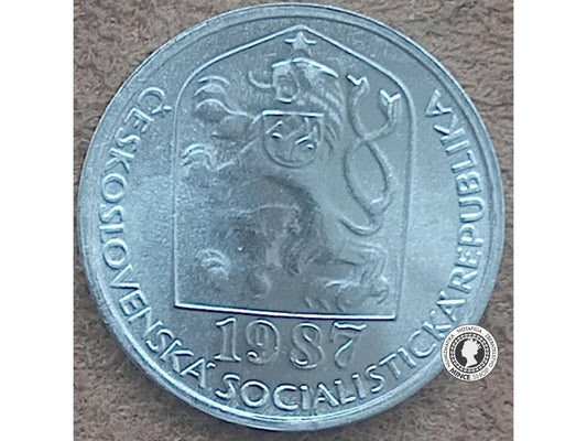 5 halier - Česko-Slovensko - 1987 - UNC