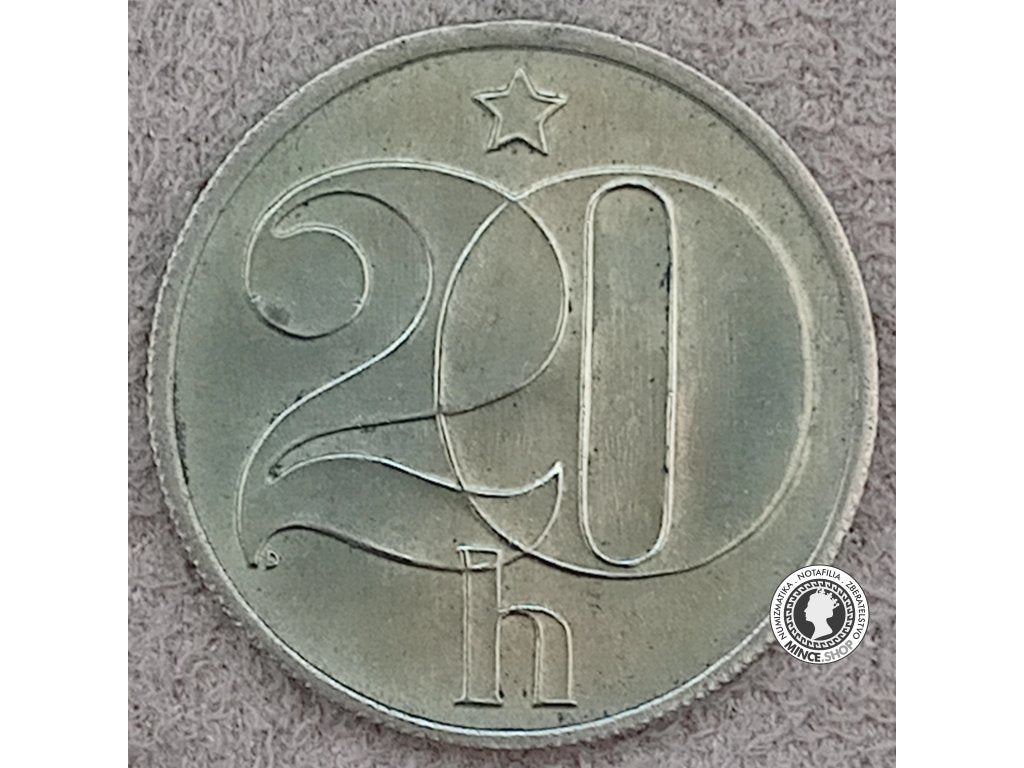 20 halier - Česko-Slovensko - 1987 - UNC