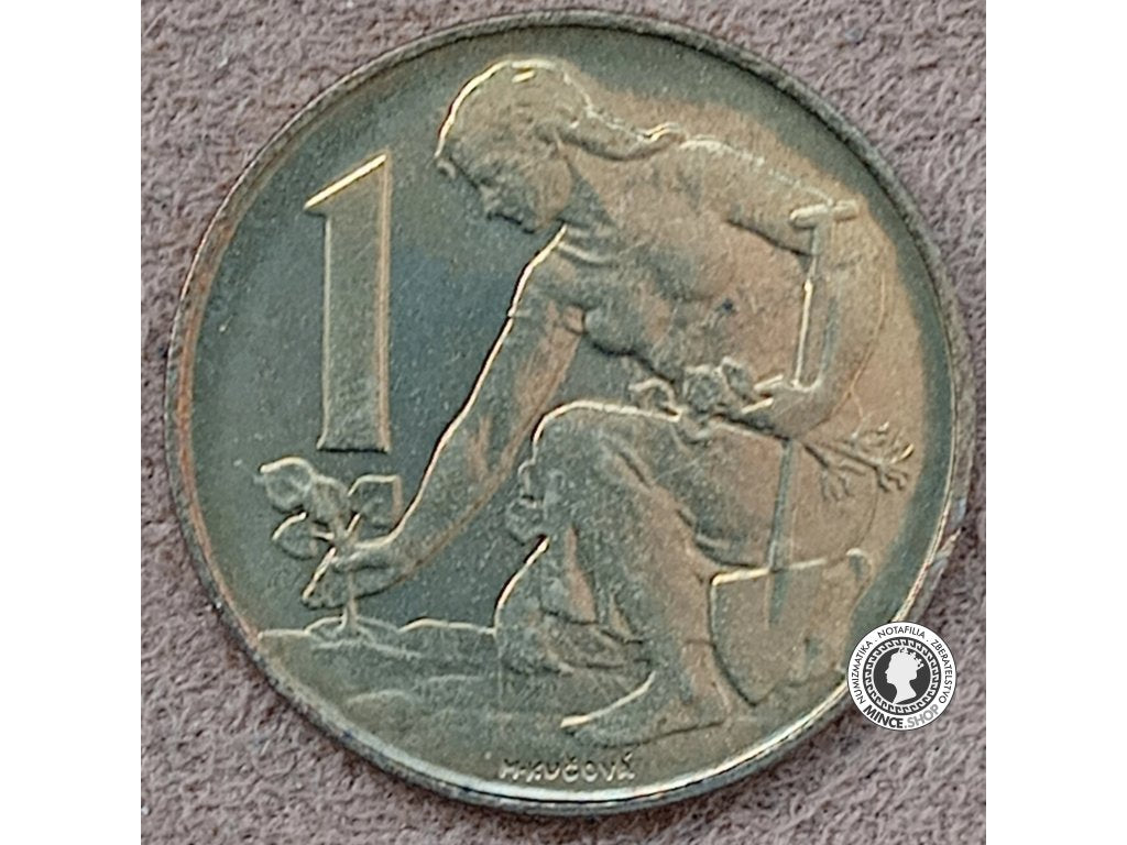 1 koruna - Česko-Slovensko - 1992 - UNC