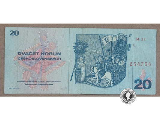 20 Korún - 1970 - ČSSR