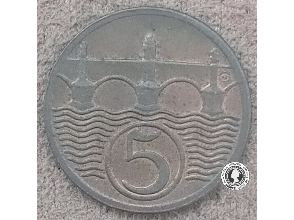 5 halierov - 1.ČSR - 1923