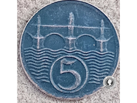 5 halierov - 1.ČSR - 1924