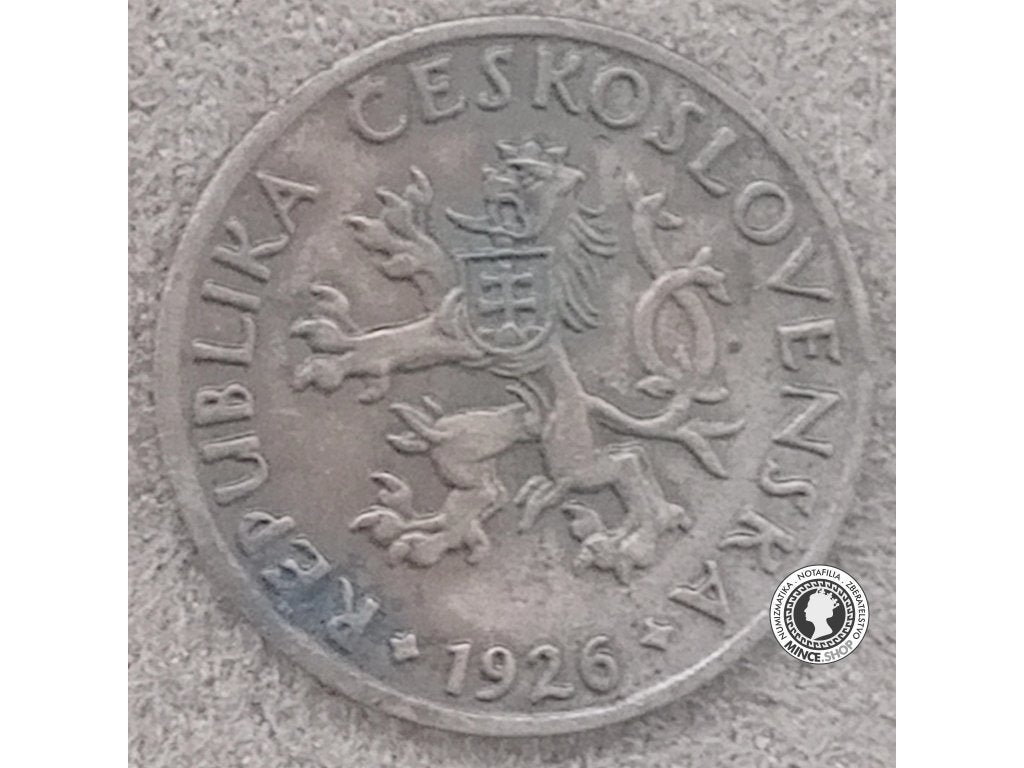 5 halierov - 1.ČSR - 1926