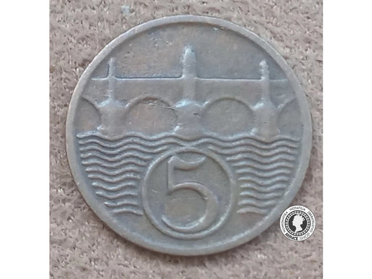 5 halier - 1.ČSR - 1932