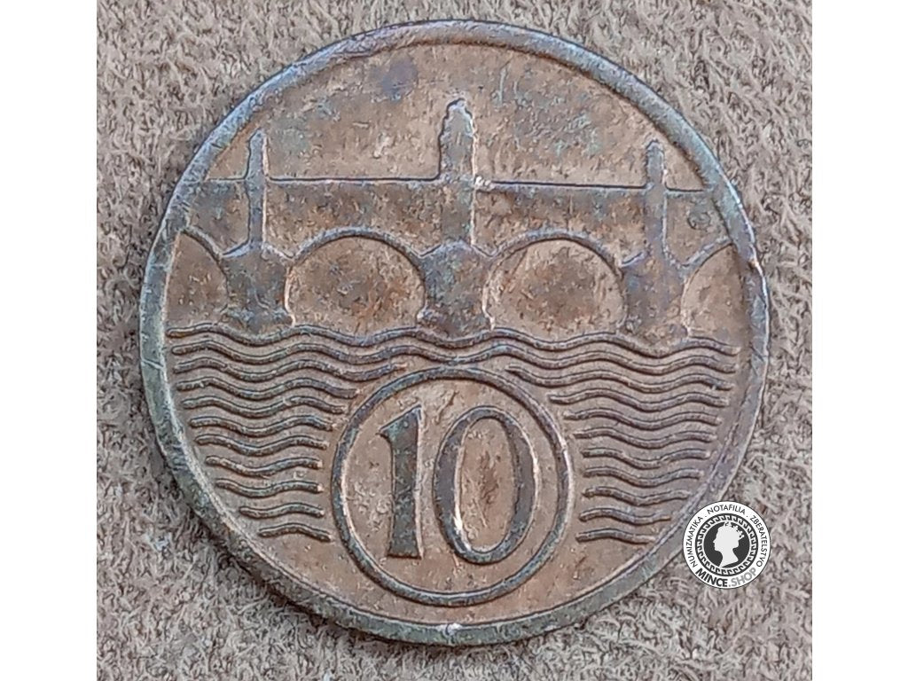10 halier - 1.ČSR - 1934