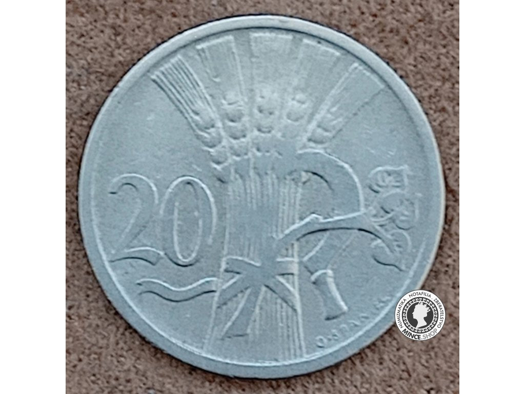 20 halier - 1.ČSR - 1922