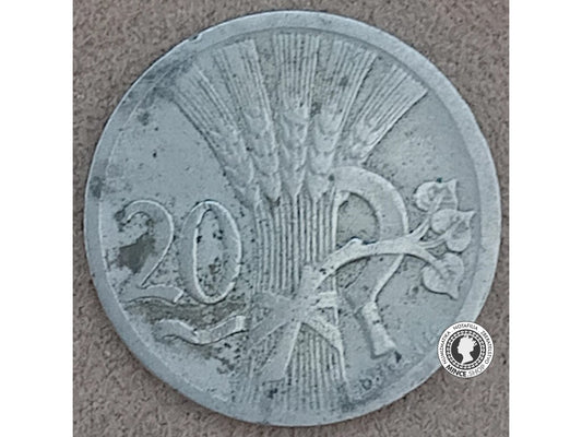 20 halier - 1.ČSR - 1929