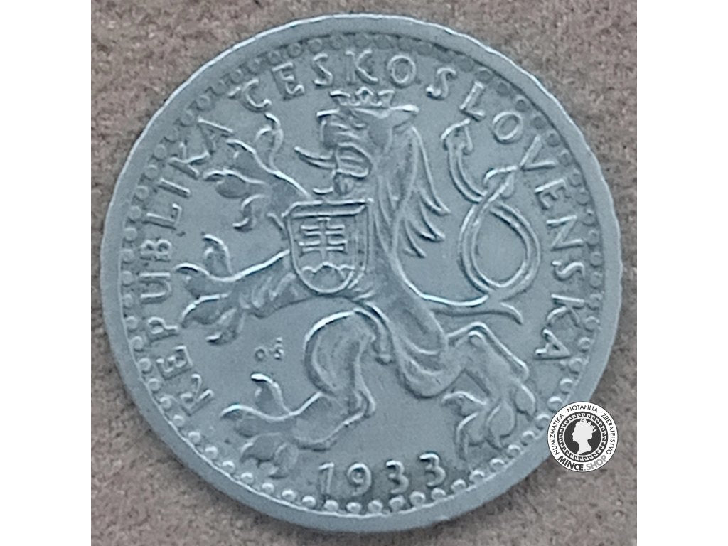 25 halier - 1.ČSR - 1933