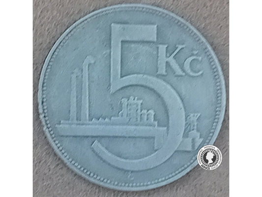 5.koruna - 1.ČSR - 1927