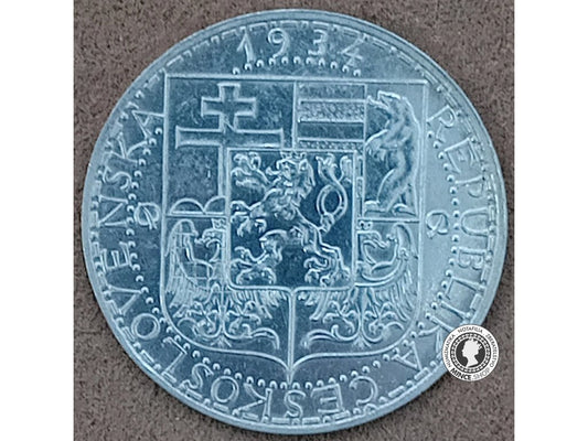 20.koruna - 1.ČSR - 1934