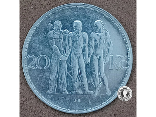20.koruna - 1.ČSR - 1934