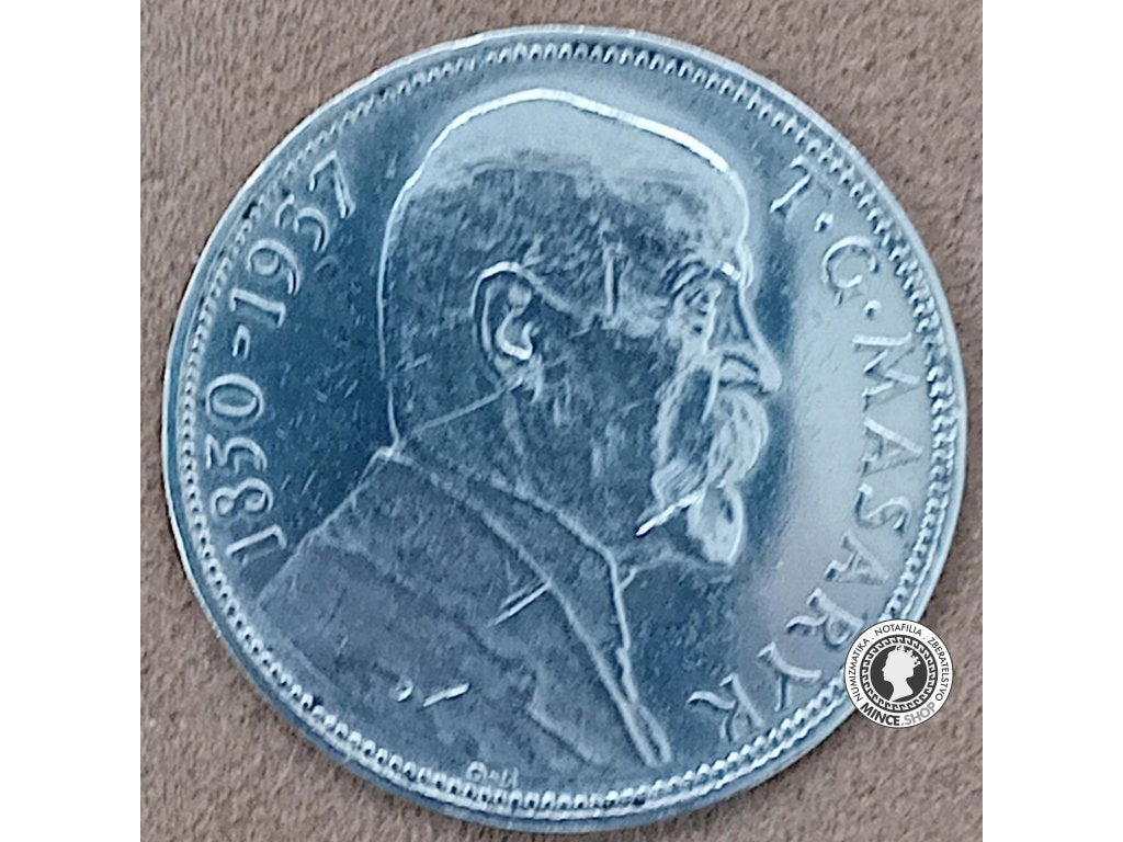 20.koruna - 1.ČSR - 1937 - úmrtie prezidenta T.G.Masaryka